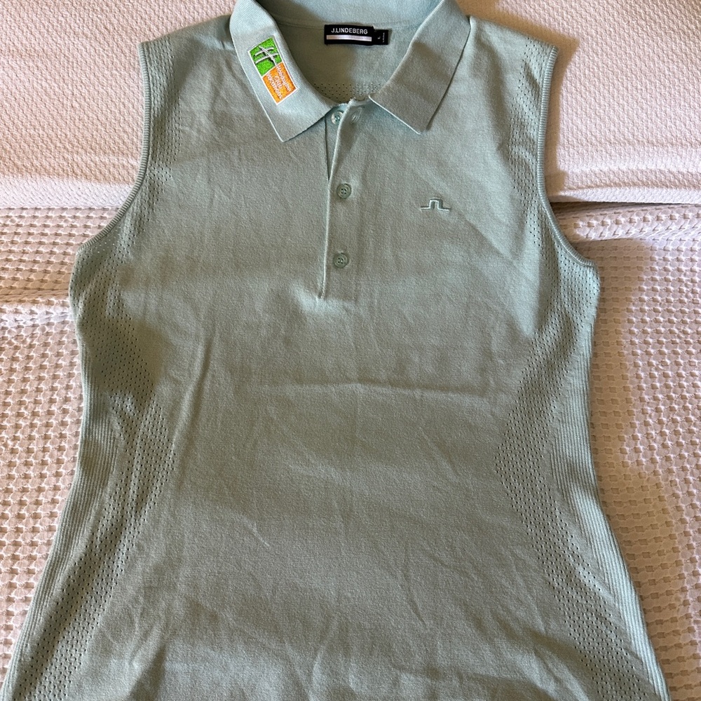 J.Lindeberg Mint Green Polo Shirt